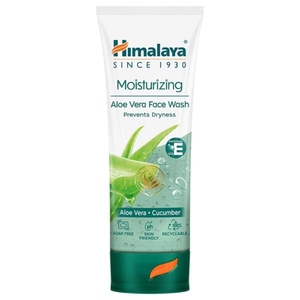 Himalaya moisturizing aloe vera face wash 100ml