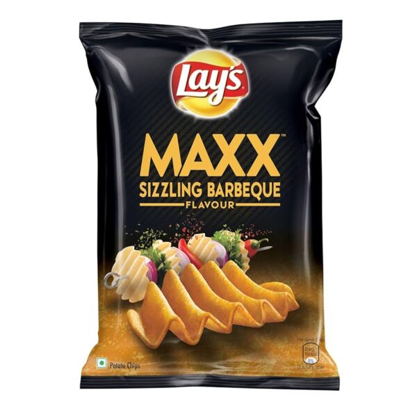 Lays Maxx sizzling barbeque Rs 20 pack of 5