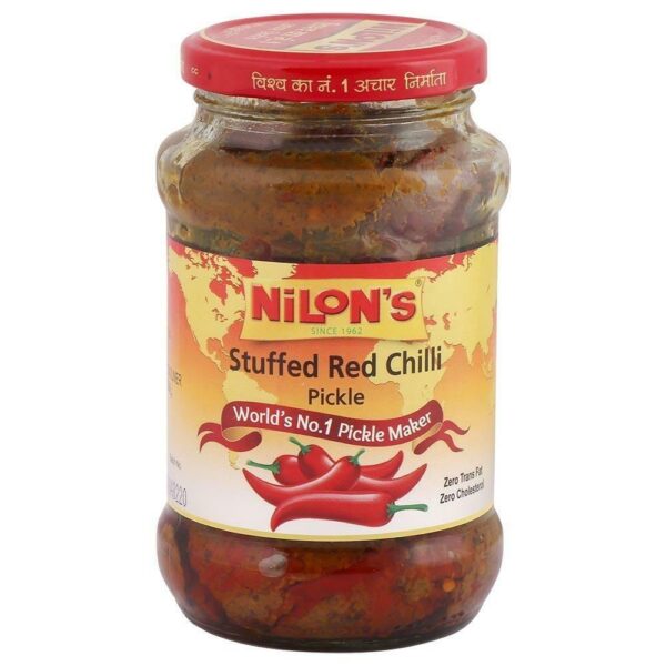 Nilons stuffed red chilli pickle 400gm